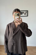 Blazer oversize asymétrique