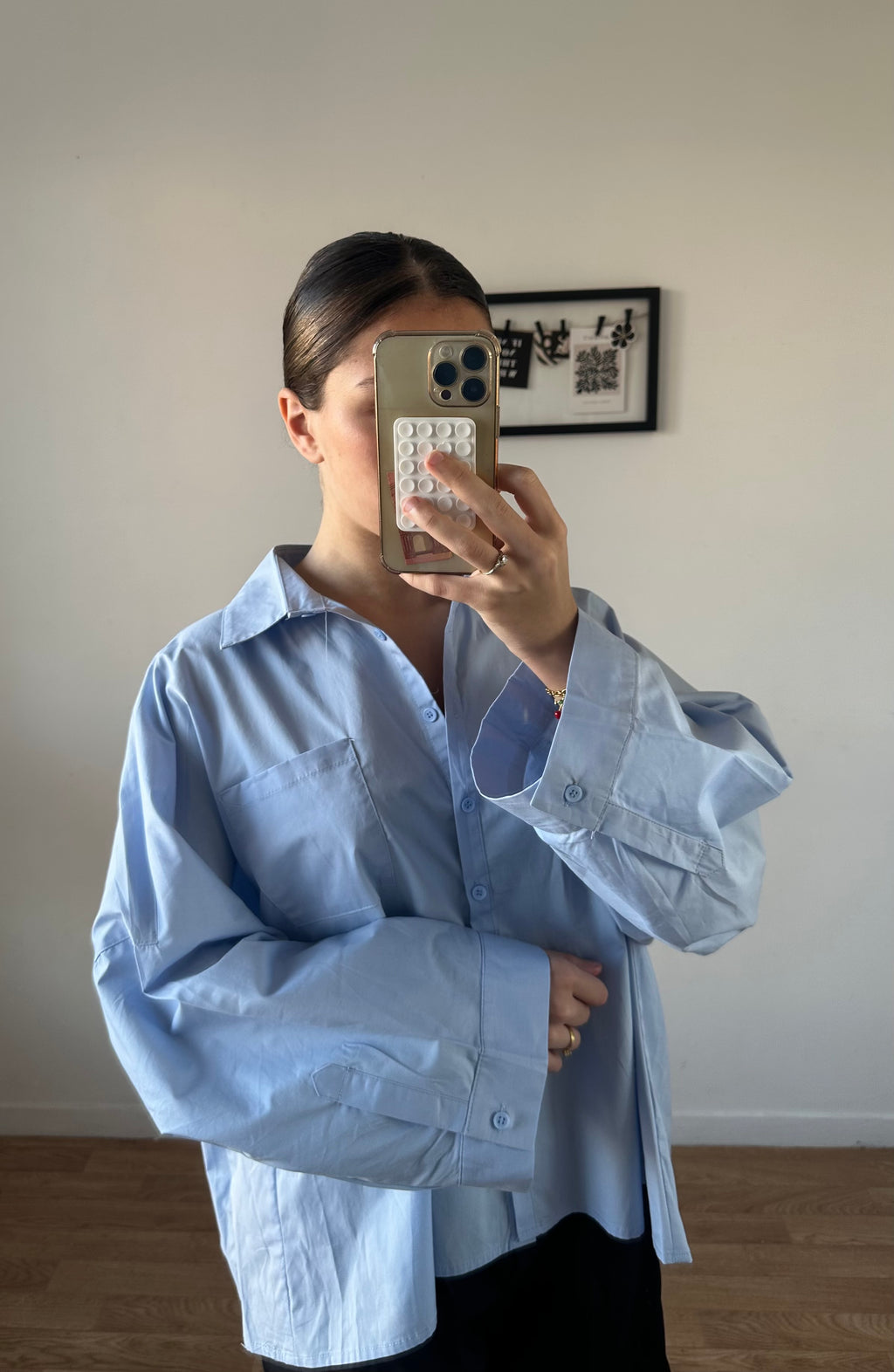 CHEMISE manches évasées