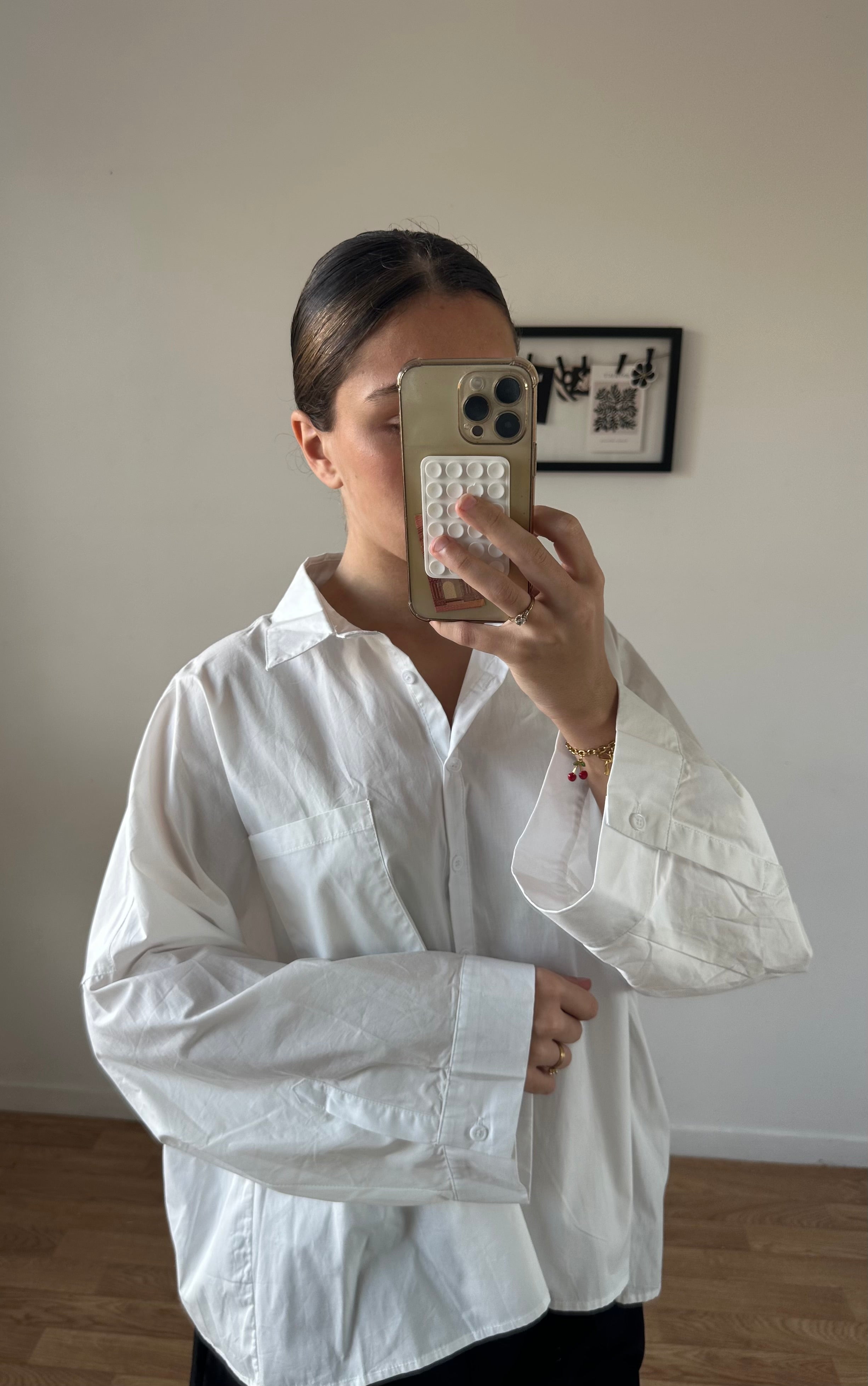 CHEMISE manches évasées