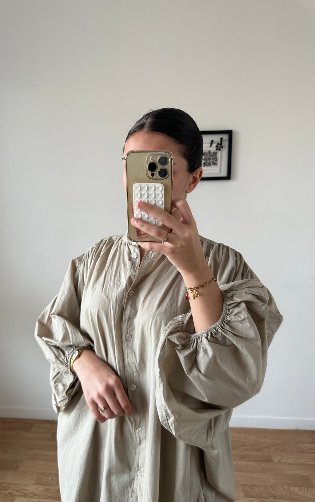 CHEMISIER manches bouffantes
