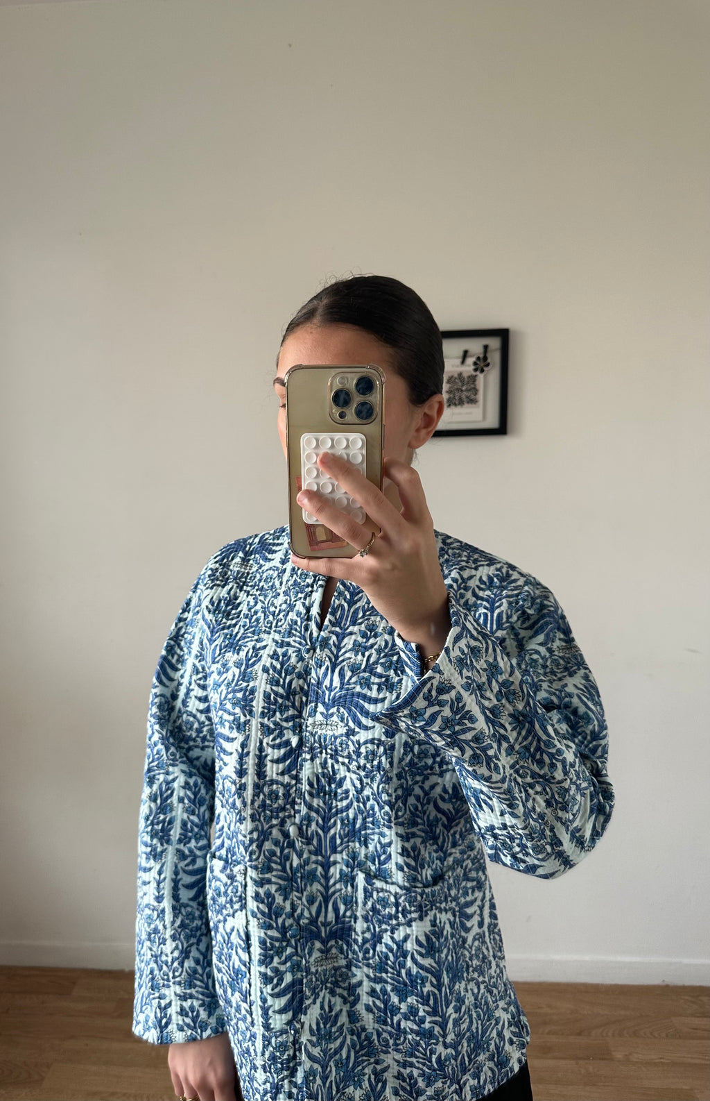 Veste matelassé motif