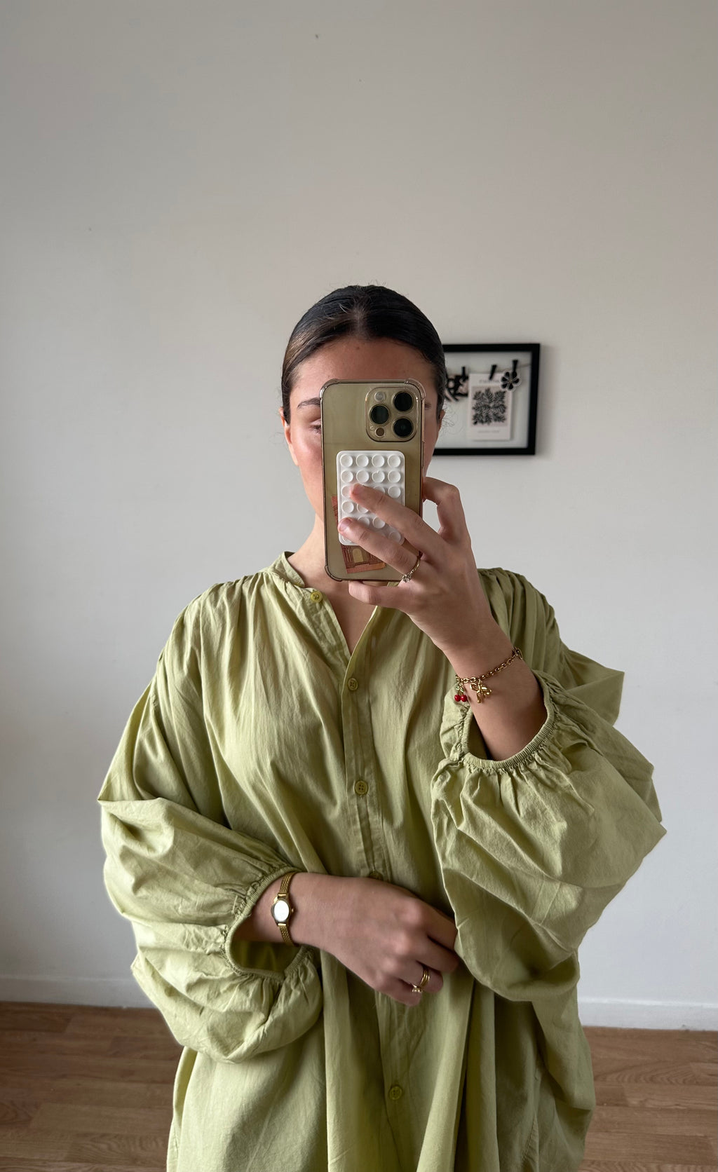 CHEMISIER manches bouffantes