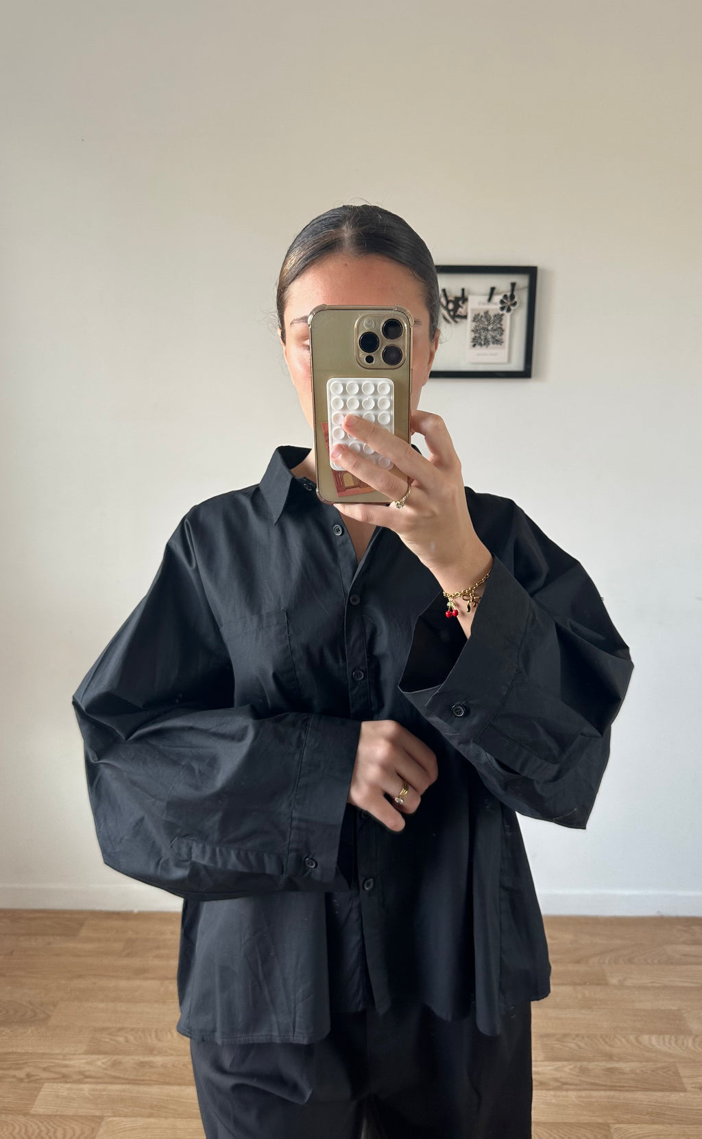 CHEMISE manches évasées