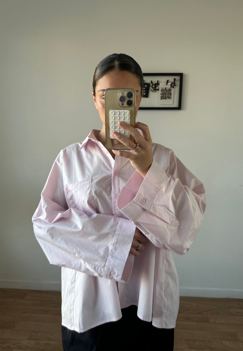 CHEMISE manches évasées