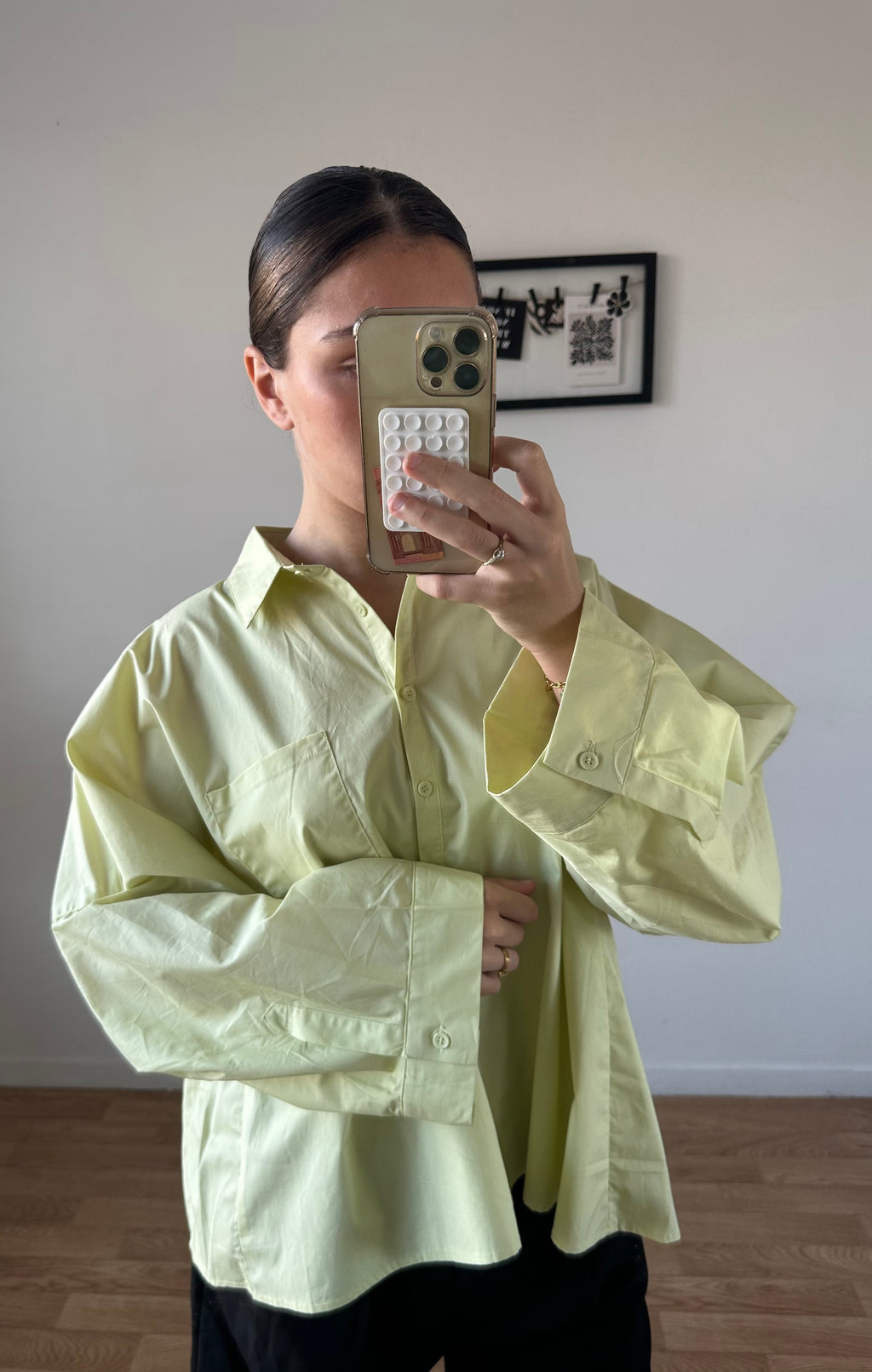 CHEMISE manches évasées