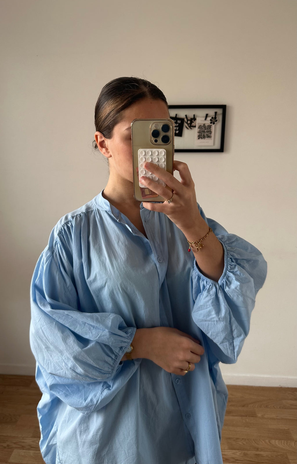 CHEMISIER manches bouffantes