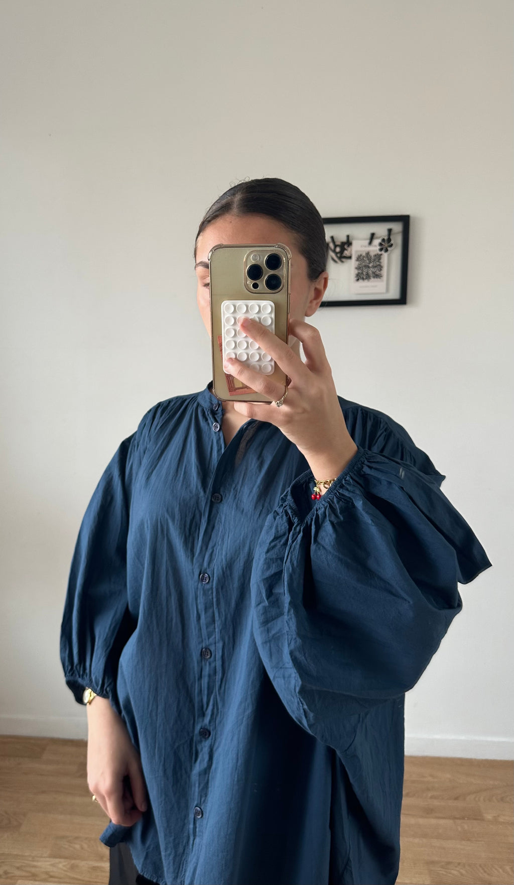 CHEMISIER manches bouffantes