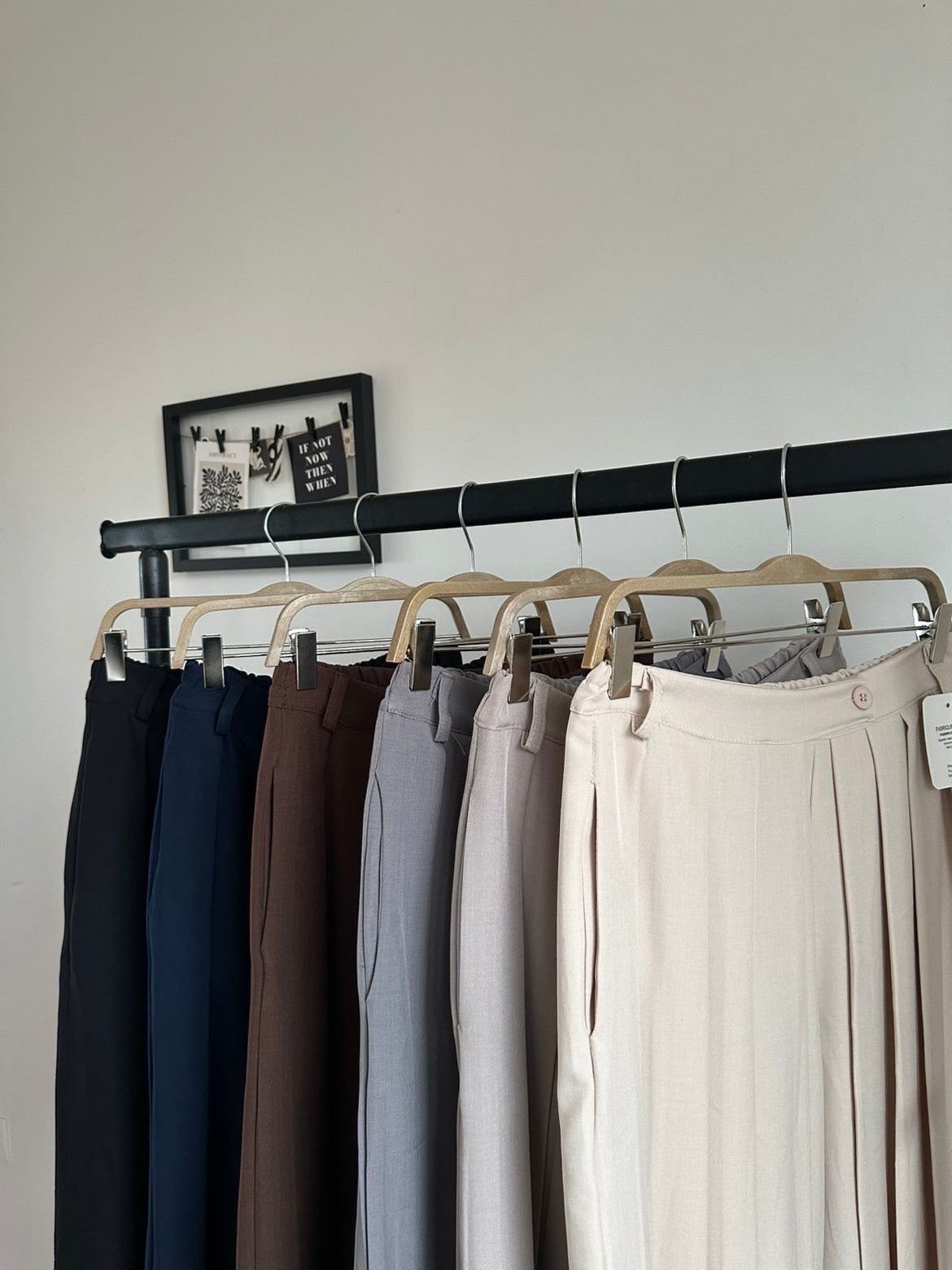 Pantalon barrel plissé